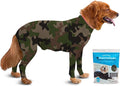 Shed Defender Original Dog Onesie for Dog Shedding, Seen on Shark Tank, Lightweight Breathable, Bodysuit for Dogs, Recovery Suit, Jumpsuit, Dog Body Suit