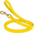 Viper Biothane K9 Working Dog Leash Waterproof Lead for Tracking Training Schutzhund Odor-Proof Long Line with Solid Brass Snap for Puppy Medium and Large Dogs, 33ft Lemon Yellow