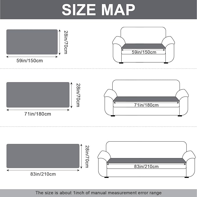 Couch Cover for Dogs, Non Slip Fuzzy Pet Couch Covers for Sofa,Pet Friendly Dog Mat for Couches and Sofas,Thick Soft Sofa Slipcovers Cushion Protector(Dark Gray, 28" x 59"/70 x 150cm)