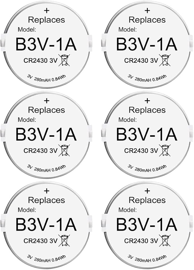 Abeden B3V 1A Lithium Replacement Batteries Compatible with High Tech Pet Single Electronic Collar Battery for Model MS-4 and MS-5 6 Pack