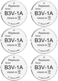 Abeden B3V 1A Lithium Replacement Batteries Compatible with High Tech Pet Single Electronic Collar Battery for Model MS-4 and MS-5 6 Pack