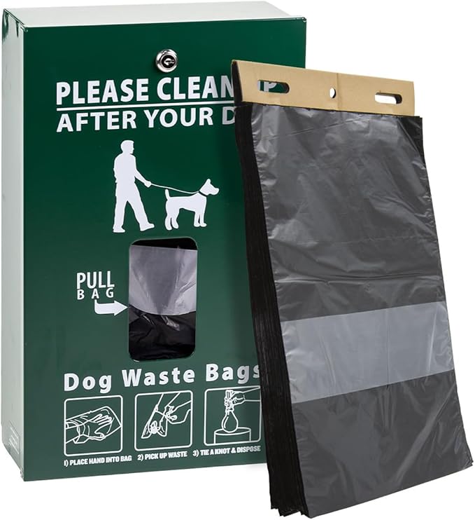 Zero Waste USA® 3,200 Commercial ONEpul® dog waste header bags - 30% larger than standard rolls - (32 headers of 100 bags = 3,200 bags)