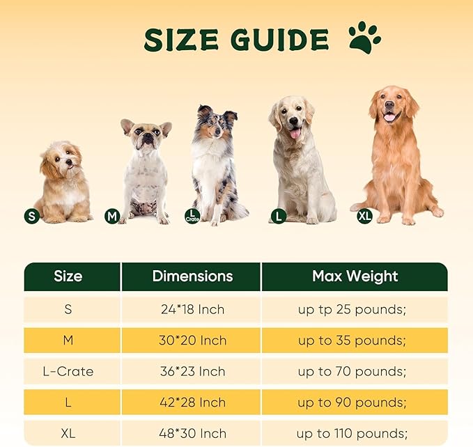 Dog Crate Pad Washable, Plush Anti-Slip Crate Mat for Medium Dogs, Cushioned Kennel Pad for Metal Dog Kennels, 30 x 20 Inch, Brown