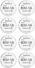 Abeden B3V 1A Lithium Replacement Batteries Compatible with High Tech Pet Single Electronic Collar Battery for Model MS-4 and MS-5 8 Pack
