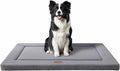 WESTERN HOME Dog Bed for Crate, High Resilience Foam Dog Crate Mat Kennel Pad with Soft Wavy Plush Comfortable Anti-Slip Washable Bed for Large Medium Small Dogs & Cats