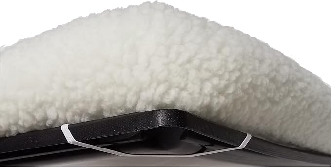 MidWest Homes for Pets QuietTime Dog Bed – White Fleece Bolster, Ultra-Soft and Machine Washable, Fits 24-Inch Crates and Carriers, for Small Breed Dogs
