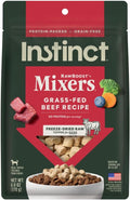 Instinct Raw Boost Mixers, Freeze Dried Dog Food Topper, Grain Free Recipe - All Natural Beef, 6 oz. Bag