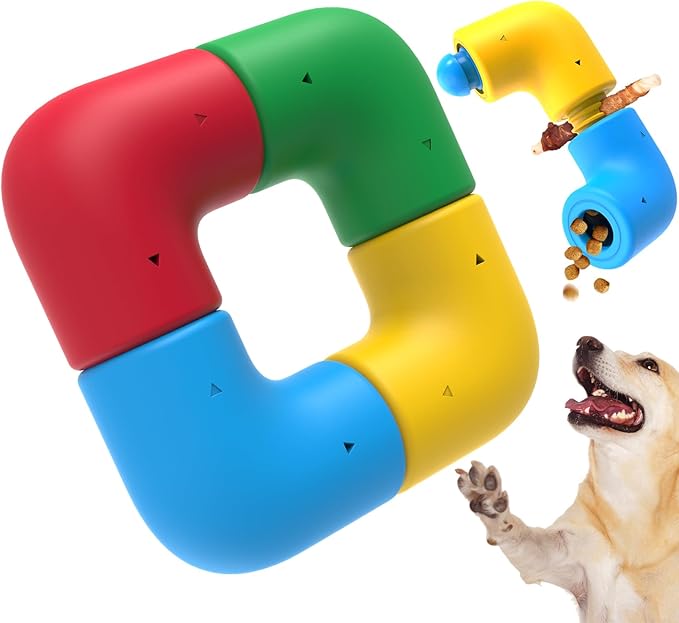 Dog Puzzle Toys for Smart Dogs, Puzzle Interactive Dog Toys, Pupp Brain StimulatingToy for Bored Dogs, Christmas Dog Toys (4 Pieces)
