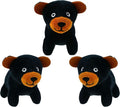 Bear Plush Dog Toy Squeaky Toy, Interactive Hide and Seek Replacement Dog Toys for Small & Medium Dogs (3Pcs Squeaky Bear)