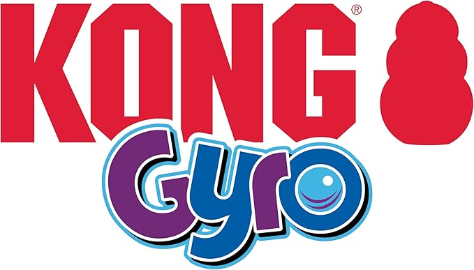 KONG Gyro - Interactive Dog Toy for Treat Dispensing - Dog Slow Feeder for Healthy Eating - for Small Dogs
