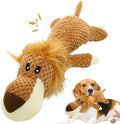 2026 New Dog Plush Toys for Aggressive Chewers, Upgrade Dog Toys Indestructible Dog Puppy Squeaky Chew Toys, Interactive Dog Toys for Heavy Chewers Durable Chew Toys Dog Plush Toy (Brown)