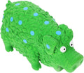 Yardwe Sturdy Latex Squeaky Pig Dog Chew Toy Textured Teething Toy for Small Dogs and Puppies for Molar Play and Chewing