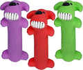 HDP Mini Loofa Latex Dog Toy Color: Mini Loofa Size:Pack of 3