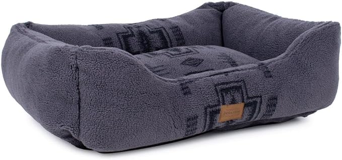 Pendleton Berber Kuddler Dog Bed - Wyeth Trail Oxford, M