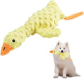 Stuffed Chew Large Dog Toys to Keep Them Busy, for Small, Medium, & Large Dogs, Squeaky Pet Toy for Boredom, Yellow Goose