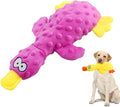 Dog Toys for Aggressive Chewers, 2026 Upgraded Duck Indestructible Dog Toys, Squeaky Plush Dog Puppy Chew Toys for Boredom Relief, Cute Yellow Duckling Plush for Playtime (Purple)