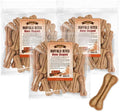 Gootoe Buffalo Dog Treats, Buffalo Bites Bone Shaped, Natural Low-Fat Chews for Training & Rewards, Limited Ingredient, 1.5 lb Resealable Bag, Puppy Treats for Small Dogs & Puppies (Pack of 3)