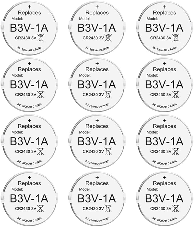 Abeden B3V 1A Lithium Replacement Battery Compatible with High Tech Pet Single Electronic Collar Battery for Model MS-4 and MS-5 12 Pack
