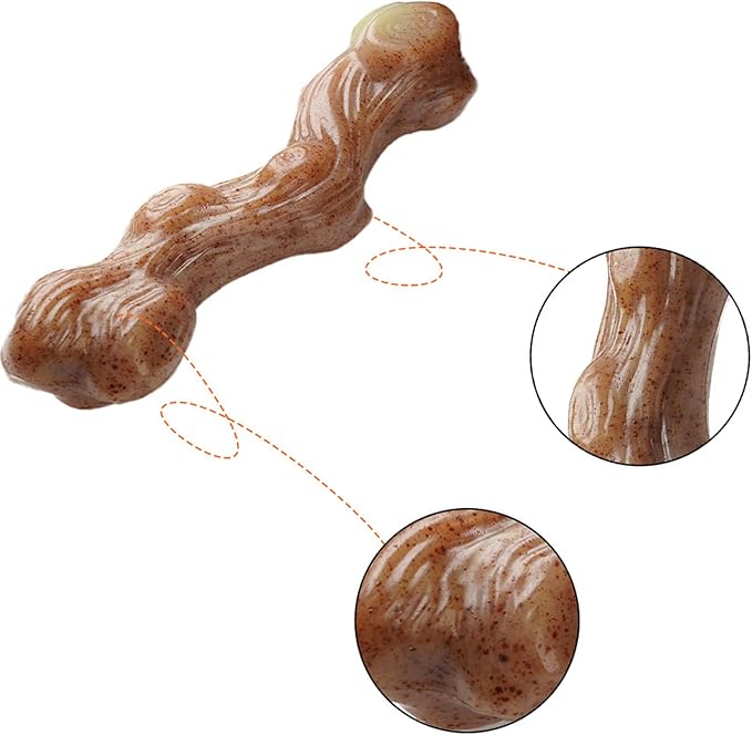 Dog Chew Toys Interactive Toy for Puppy Large and Medium Dog Training Toy Beef Flavored Bone Stick Dog Toys for Aggressive Chewers Keep Dog Busy
