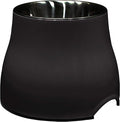 Dogit Elevated Dog Bowl, Stainless Steel Dog Food and Water Bowl for Large Dogs, Black, 73752