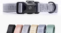 2026 New Edition, Fei & Eve MagEase Dog Collar - Patented Magnetic Buckles | Fur-Safe | Premium 210D Nylon | 450LB Escape-Proof | Adjustable Fit | Medium (Twilight Gray)