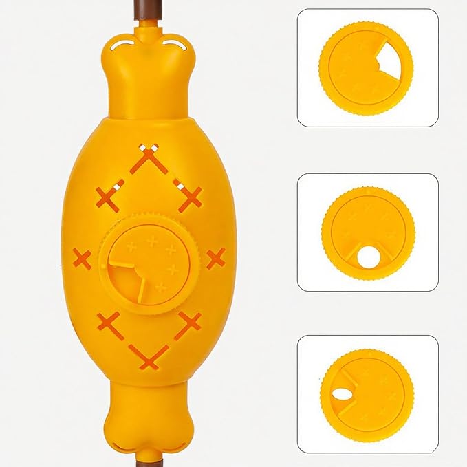 Cat Treat Dispenser, Pets Dry Foods Dispenser, Cats Campfire Treat Slow Feeder, Unique Rotatable Roast and Flame, Interactive Slow Food Puzzle Feeder for Indoor Cats and Dogs