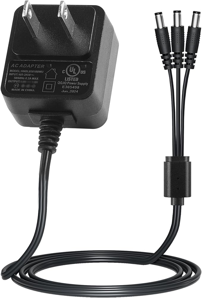 5V Charger for Dogtra 280C 200C YS600 YS300 iQ Plus 202C iQ-Combo iQCOMBO 282C EF-3000 Remote Collar Trainer, Dogtra Power Adapter Wall Charger with 1 to 3 Splitter Charging Cable