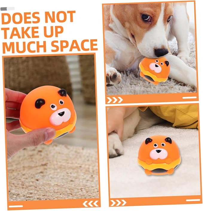 BESPORTBLE 2pcs Puppy Molar Interactive Squeaky Dog Chew Toys Safe Material for Healthy Teeth for Reducing Boredom and Damage for Playtime and Exercise