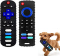 Puppy Toys for Teething, Remote Control Teether for Small Dogs,Puppy Teething Toy for Boredom & Stimulation,BPA-Free(2PCS-Black)