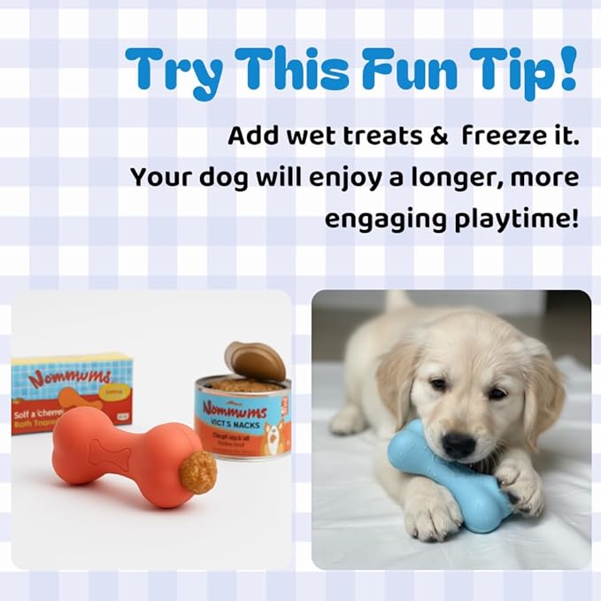2 Pack Dog Puzzle Toy - Interactive Dog Treat Toy & Puzzle Dispenser - Enrichment Puzzle Toys for Smart Dogs & Puppies - Treat Dispensing Dog Toys for Cognitive Engagement & Fun Learning (Blue)