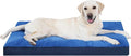 Dog Crate Bed Waterproof Deluxe Plush Dog Beds with Removable Washable Cover Anti-Slip Bottom Pet Sleeping Mattress for Large, Medium, Jumbo, Small Dogs, 29 x 18 inch, Navy