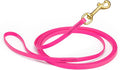 Viper Biothane K9 Working Dog Leash Waterproof Lead for Tracking Training Schutzhund Odor-Proof Long Line with Solid Brass Snap for Puppy Medium and Large Dogs, 10ft Passionfruit Pink
