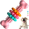 Puppy Chew Toys, Indestructible Dog Toys for Aggressive Chewers - Small & Medium Breed, Durable Rubber Chew Bone Toy for Small Dogs, Puppy Toys for Teething, Anxiety & to Keep Busy