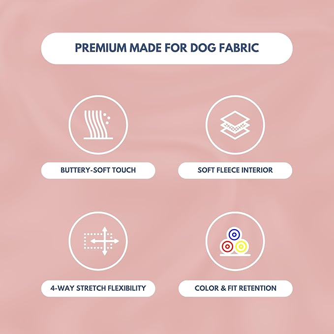 Spark Paws Dog Hoodie – Premium Dog Sweater for Small, Medium, and Large Dogs | Warm Outfits for French Bulldogs, Pitbull, Puppy, Winter Jacket Alternative - Dusty Pink - S