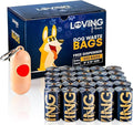 LOVING Paws Premium Dog Waste Bags – 350 Extra-Thick, Leak-Proof & Durable Poop Bags with Dispenser & Leash Clip – Unscented, Easy-Tear, Heavy-Duty Pet Waste Bags for All Dog Sizes