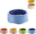 2-in-1 Convertible Slow Feeder Dog Bowl, Regular and Slow Mode for Fast Eaters, Anti-Bloat, Interactive Puzzle, Non-Slip for Small Medium Large Breed Dogs, Cats, Puppies, Pets, Ocean Blue