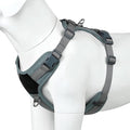 Plutus Pet No Pull Dog Harness, Release at Neck, Soft Padded, Reflective Adjustable Dog Vest Harness for Small, Medium, Large Dogs(Gray, L)