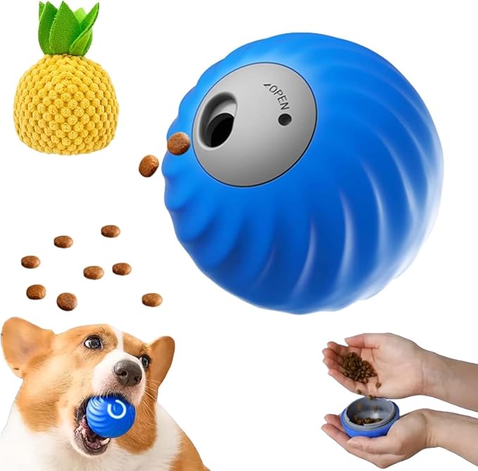 Zoomie 2.0 Buddy, Interactive Dog Toys, Treat Dispensing Dog Puzzle Toy for Small, Medium, Large – Dogs, Enrichment Toys Fun Toys to Keep Them Busy Indoors or Outdoors (Blue)