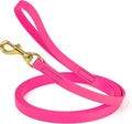 Viper Biothane K9 Working Dog Leash Waterproof Lead for Tracking Training Schutzhund Odor-Proof Long Line with Solid Brass Snap for Puppy Medium and Large Dogs, 15ft Passionfruit Pink