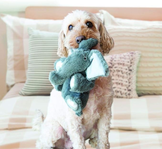 KONG - Comfort Kiddos Elephant - Fun Plush Dog Toy with Removable Squeaker - For Large Dogs