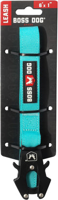 Boss Dog Tactical Leash, Teal, 6 ft