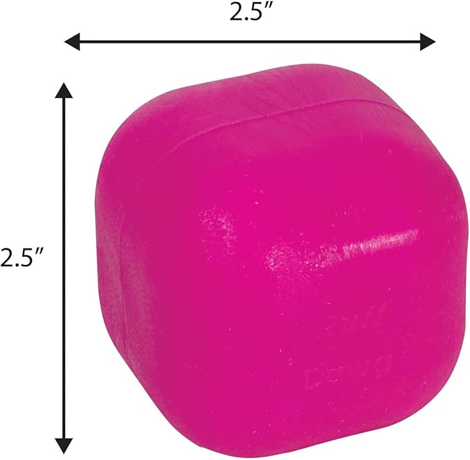Ruff Dawg Dawg-Cube – Tough Rubber Dog Toy – Bouncy, Floating Toy for Aggressive Chewers – Gentle on Teeth & Gums – Ideal for Outdoor Play, Fetch & Exercise