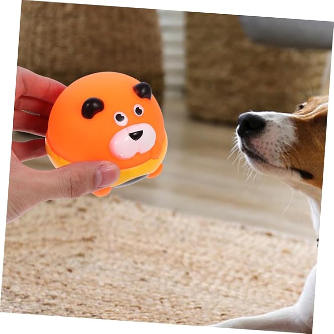 BESPORTBLE 2pcs Puppy Molar Interactive Squeaky Dog Chew Toys Safe Material for Healthy Teeth for Reducing Boredom and Damage for Playtime and Exercise