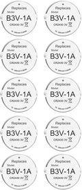 Abeden B3V 1A Lithium Replacement Batteries Compatible with High Tech Pet Single Electronic Collar Battery for Model MS-4 and MS-5 10 Pack