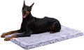 Stoutwool Indestructible Dog Bed - Fluffy Chew Proof Dog Crate Pad - Tough Kennel Pad for Aggressive Chewers - Washable, Ideal for Large Breeds & Fits 42-Inch Crate - 41"x27", Jacaranda