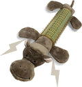 2025 New Dog Chew Toys for Aggressive Chewers, Tough Interactive Plush Dog Squeaky Toys with TPR Rubber, Dog Toys for Small/Medium/Large Dogs Breed (B Hippo)