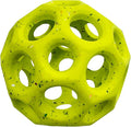 Max Fusion Made with Nike Grind, Arlee Helix Dog Toy, Ball Toys for for Small Dogs, Durable & Natural Rubber Chew Toy for Play, Fetch & Chewing, Yellow, Small, 1 Count