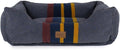 Pendleton Vintage Camp Berber Kuddler Dog Bed - Lake, Medium (30" w x 24" d x 9”h)