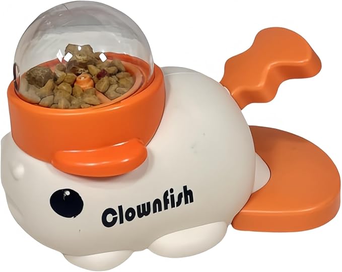 Interactive Dog Puzzle Toy, Slow Feeder Bowl for Cats and Dogs, Mental Stimulation Enrichment Toy, Indoor Pet Feeder with Silicone Mat to Keep Pets Busy (White)