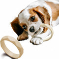 Puppy Teething Rings, Bracelet Food Grade Silicone Chew Toys for Small Dogs and Medium Dog, Puppy Nipping Solution Toys, Chew Toys for Puppies 0-6 Months - Creme Brûlée